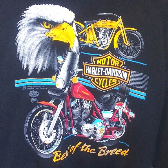 Vintage 1988 harley Davidson best of the breed sweatshirt size small/medium - Picture 2 of 3